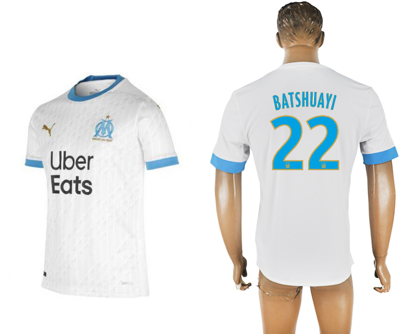 2017-2018 Olympique de Marseille FOOTBALL JERSEYS  BATSHUATI #22