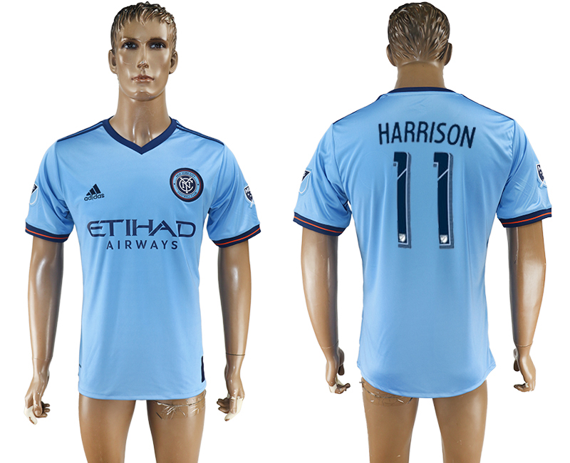 Maillot de football HARRISON #11 du New York City Football Club 2017-2018