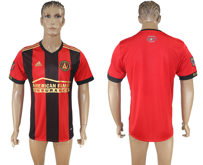 2017-2018 Atlanta United FC   football jersey red