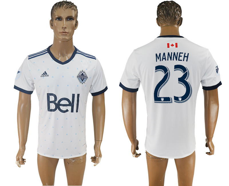 Maillot de football Vancouver Whitecaps FC MANNEH #23 2017-2018 blanc