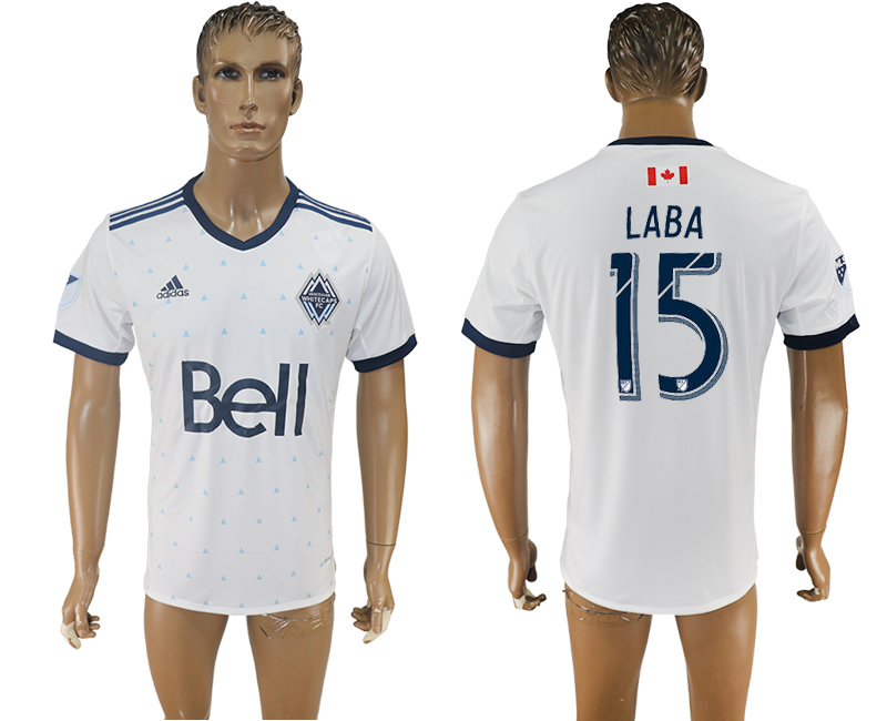 Maillot de football Vancouver Whitecaps FC LABA #15 2017-2018 blanc
