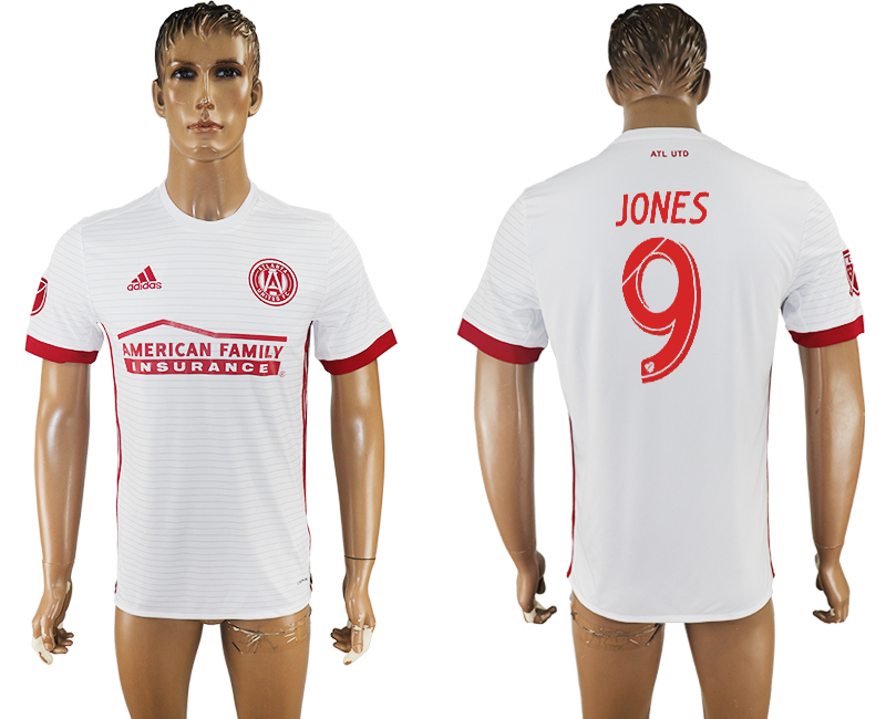 Maillot de football Atlanta United FC JONES #9 blanc 2017-2018