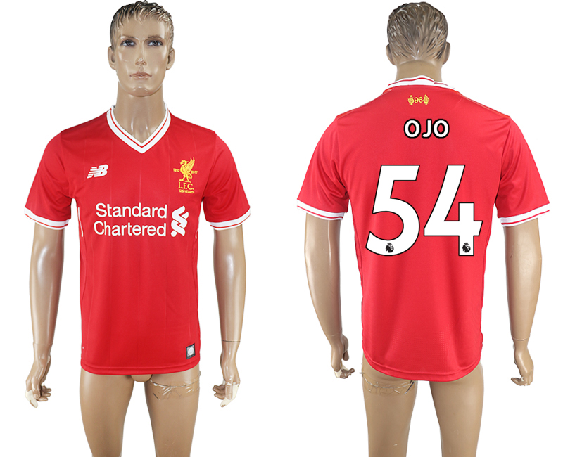 2017-2018 Liverpool OJO #54 FOOTBALL JERSEY RED