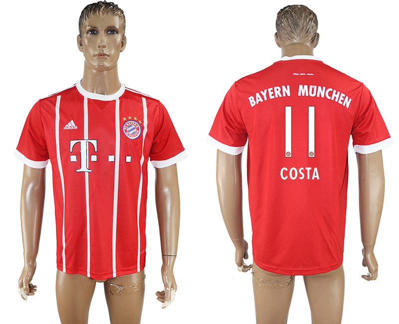 2018 BAYERN MUNCHEN COSTA #11 FOOTBALL JERSEY RED