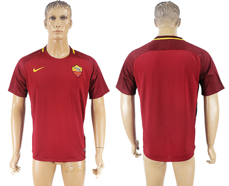 2017-2018 Associazione Sportiva Roma FOOTBALL JERSEY RED