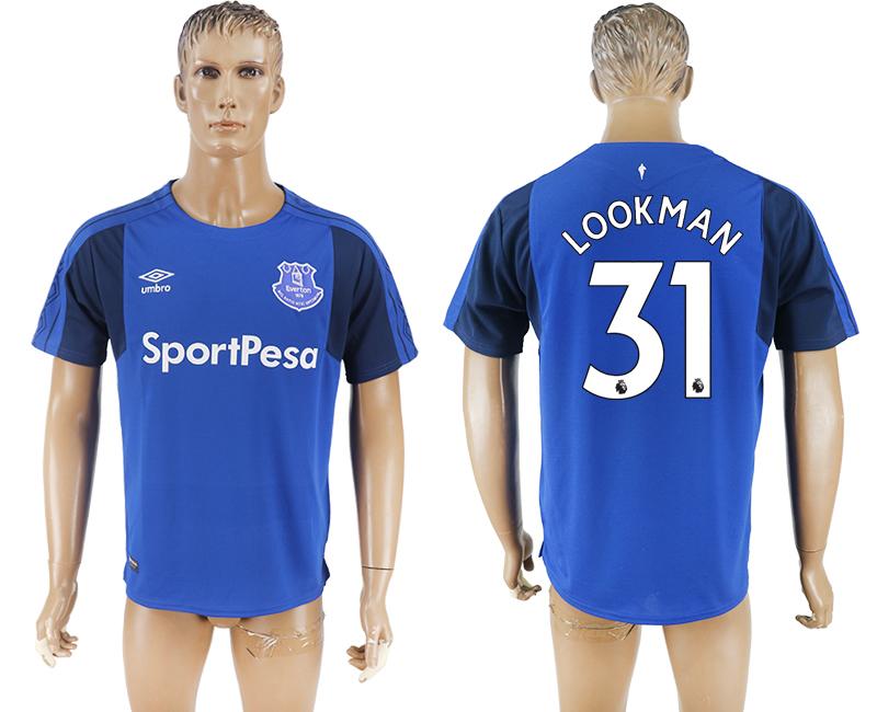 2017-2018 Everton LOOKMAN #31 FOOTBALL JERSEY