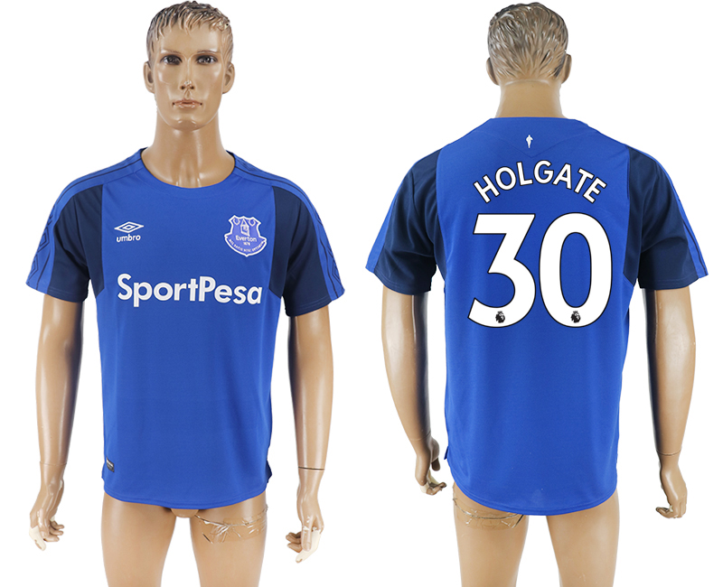 Maillot de football Everton HOLGATE #30 2017-2018