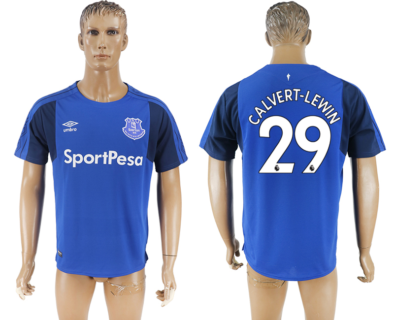 2017-2018 Everton CALVERT LEWIN #29 FOOTBALL JERSEY