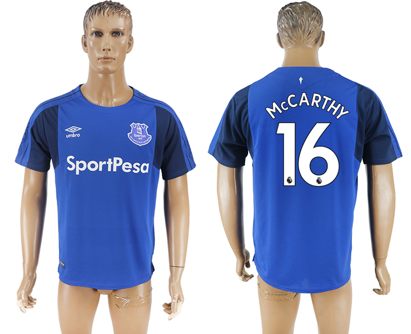 Maillot de football Everton McCarthy #16 2017-2018