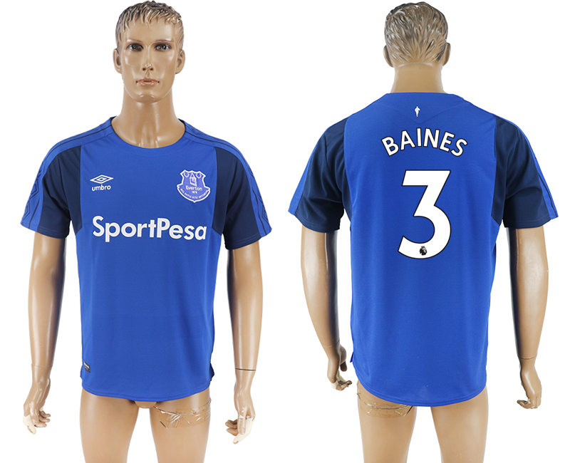 2017-2018 Everton BAINES #3 FOOTBALL JERSEY