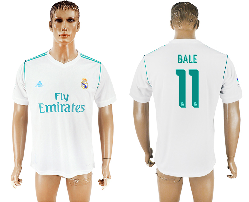 2017-2018 Real Madrid CF BALE #11 FOOTBALL JERSEY WHITE