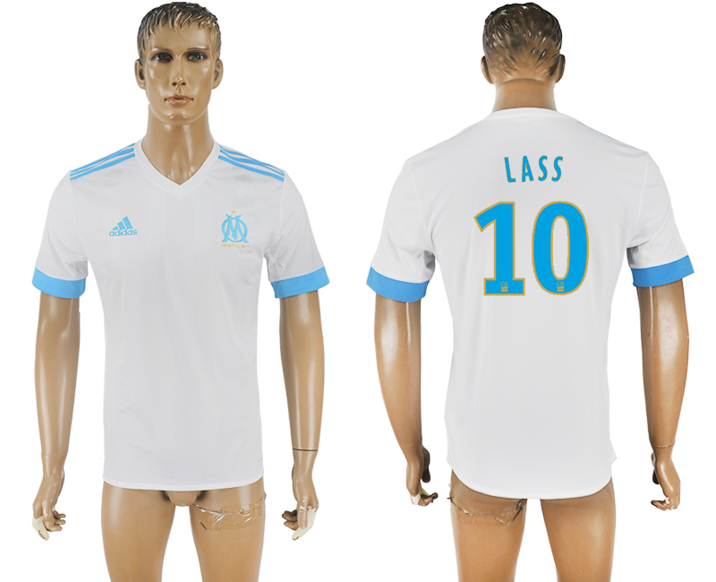 2017-2018 Olympique de Marseille FOOTBALL JERSEYS  LASS #10 WHIT