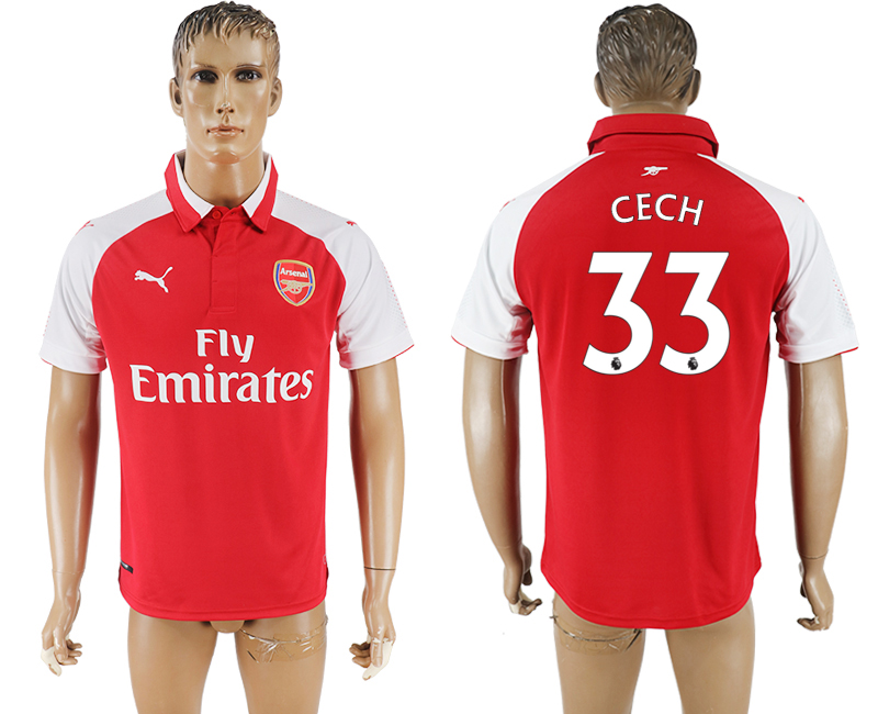 2017-2018 football jersey  Arsenal CECH #33