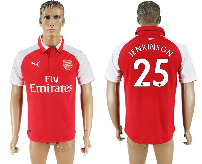Maillot de foot Arsenal JENKINSON #25 2017-2018