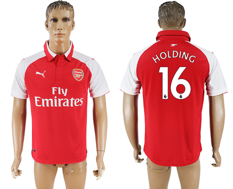 2017-2018 football jersey  Arsenal HOLDING #16