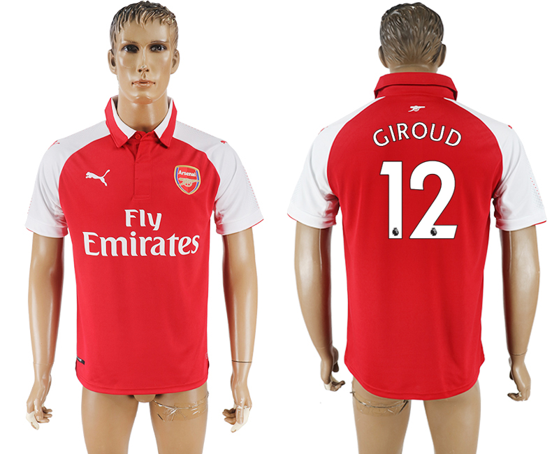 Maillot de foot Arsenal GIROUD #12 2017-2018