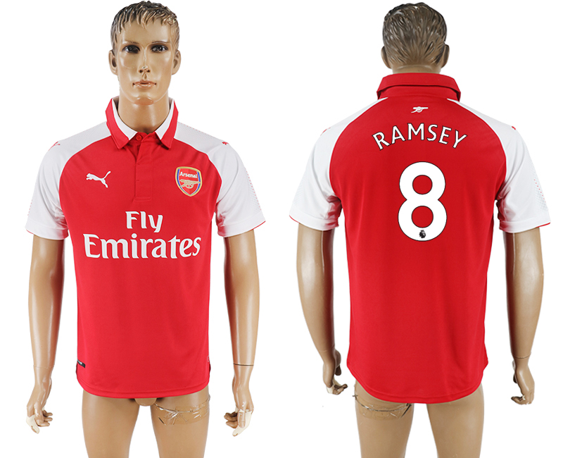 Maillot de foot Arsenal RAMSEY #8 2017-2018