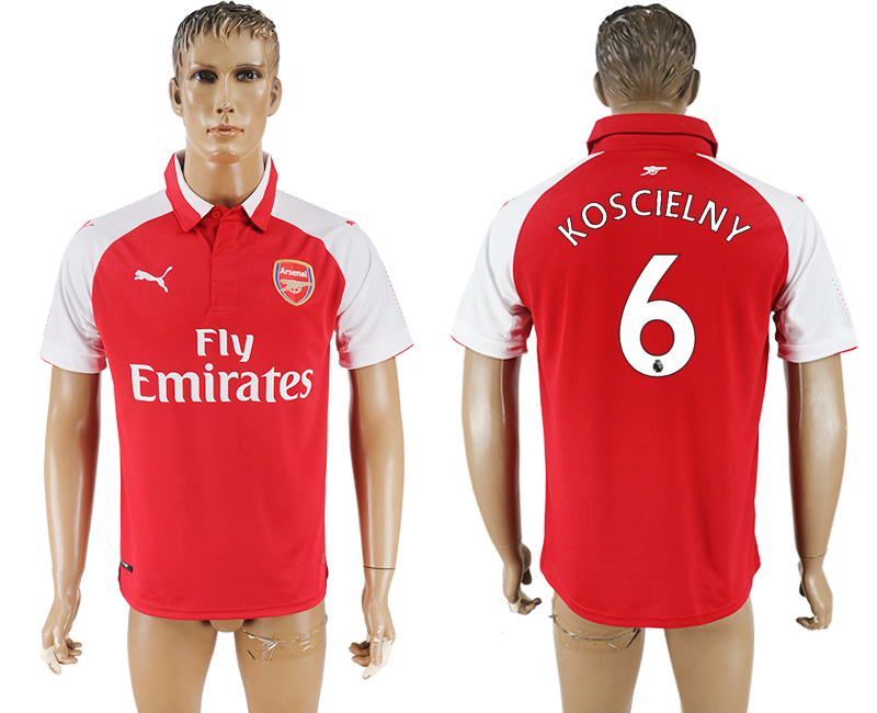 2017-2018 football jersey  Arsenal KOSCIELNY #6