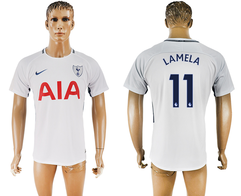 2017-2018 Tottenham Hotspur Football Club LAMELA #11 jeu de football