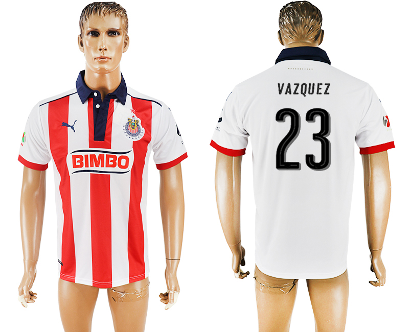 Maillot de football Guadala VAZQUEZ #23 2017-2018 blanc