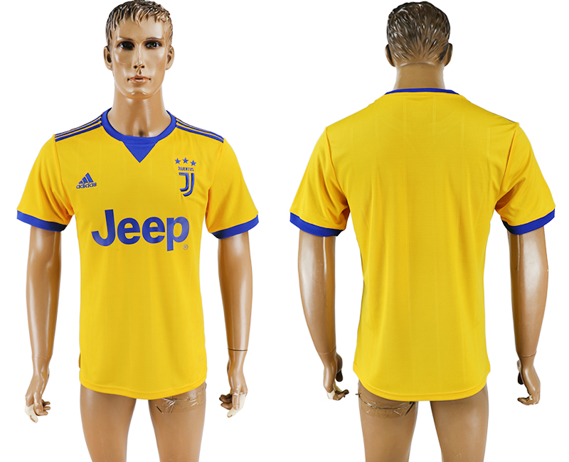Maillot de football Juventus FC 2017-2018 jaune