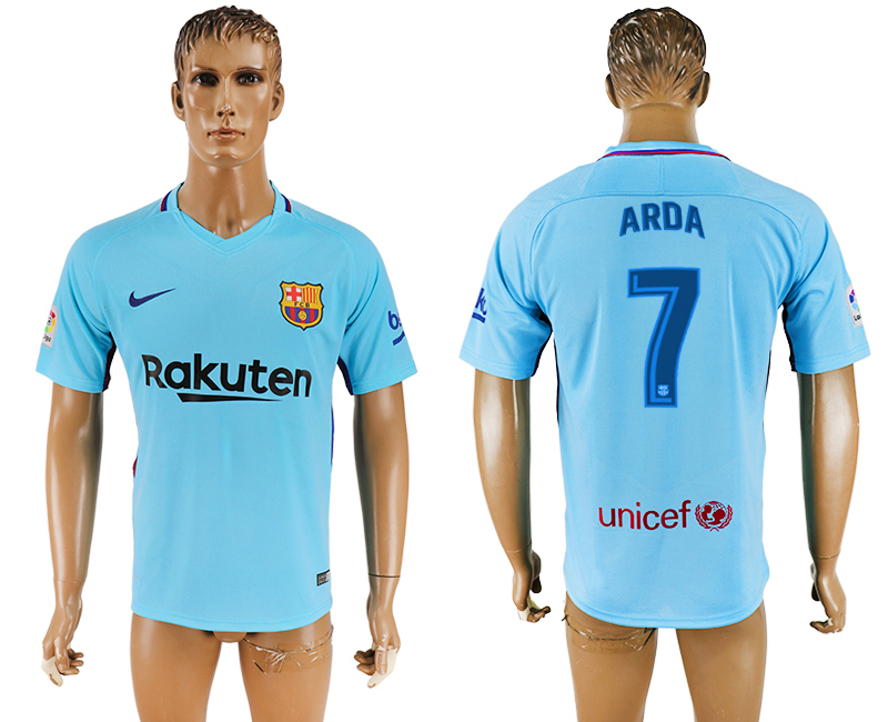 Maillot de football Barcelone 2018 ARDA #7 BLEU