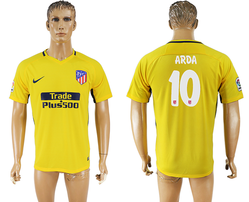 2018 Madrid S.A.D FOOTBALL JERSEY ARDA #10 YELLOW