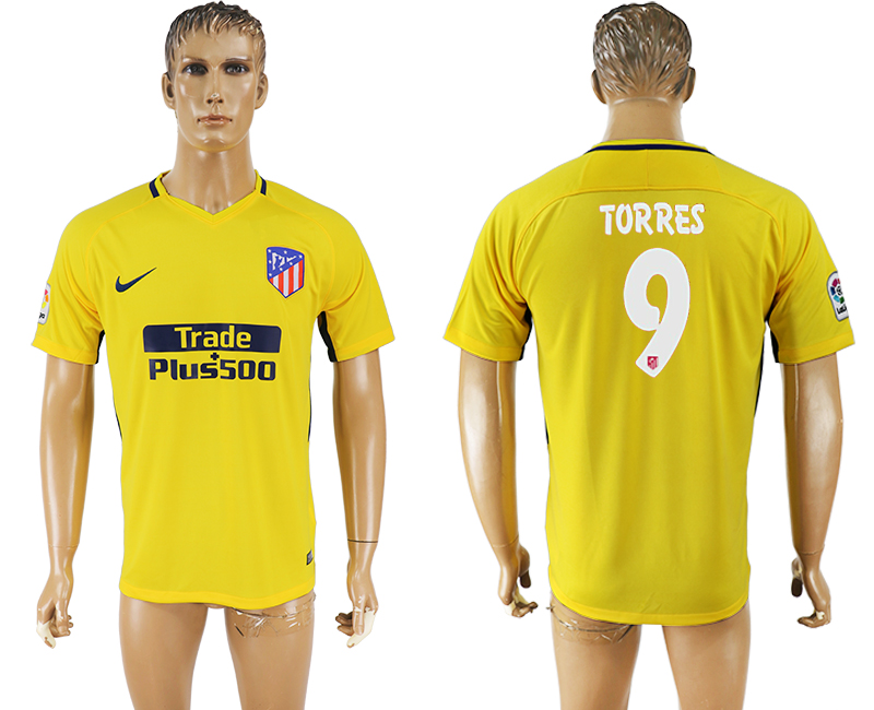 2018 Madrid S.A.D FOOTBALL JERSEY TORRES #9  YELLOW