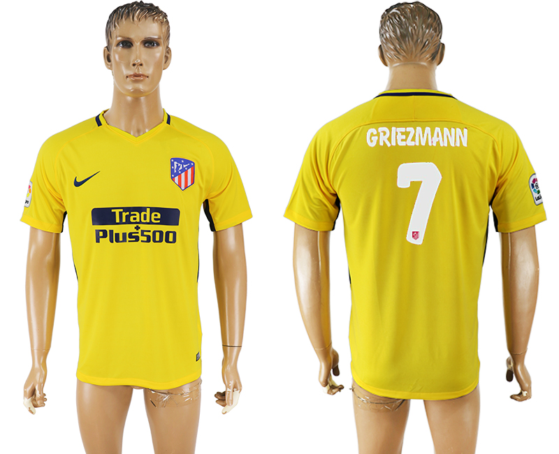 2018 Madrid S.A.D FOOTBALL JERSEY GRIEZMANN #7  YELLOW