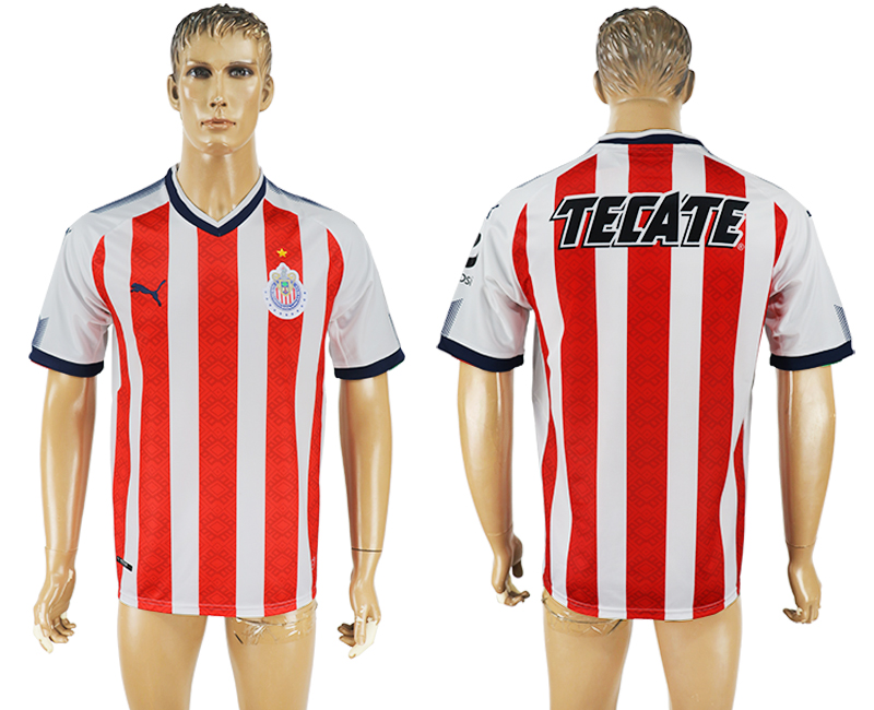 Maillot de football Guadala 2017-2018 RDE&BLANC