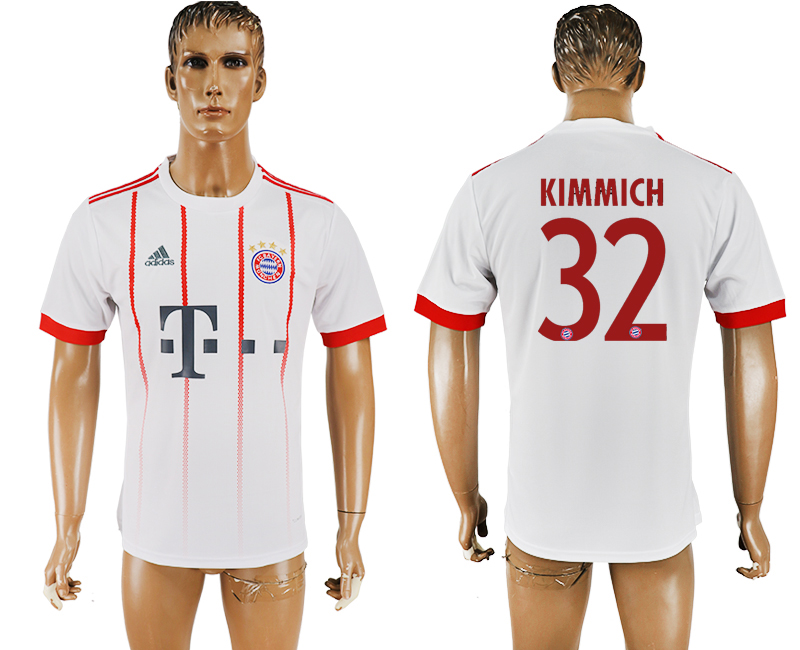 2018 BAYERN MUNCHEN KIMMICH #32 FOOTBALL JERSEY WHITE