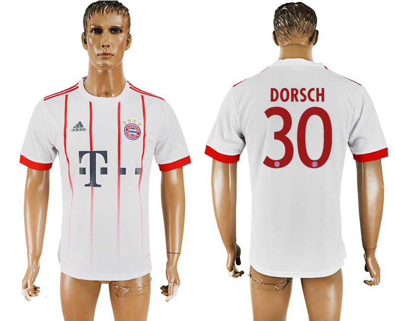 Maillot de football Bayern Munich DORSCH #30 2018 blanc