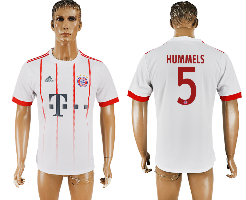 2018 BAYERN MUNCHEN HUMMELS #5 FOOTBALL JERSEY WHITE