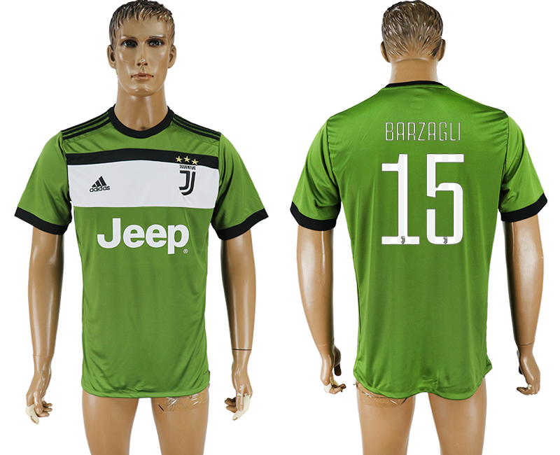 Maillot de football Juventus FC BARZAGLI #15 2017-2018 vert