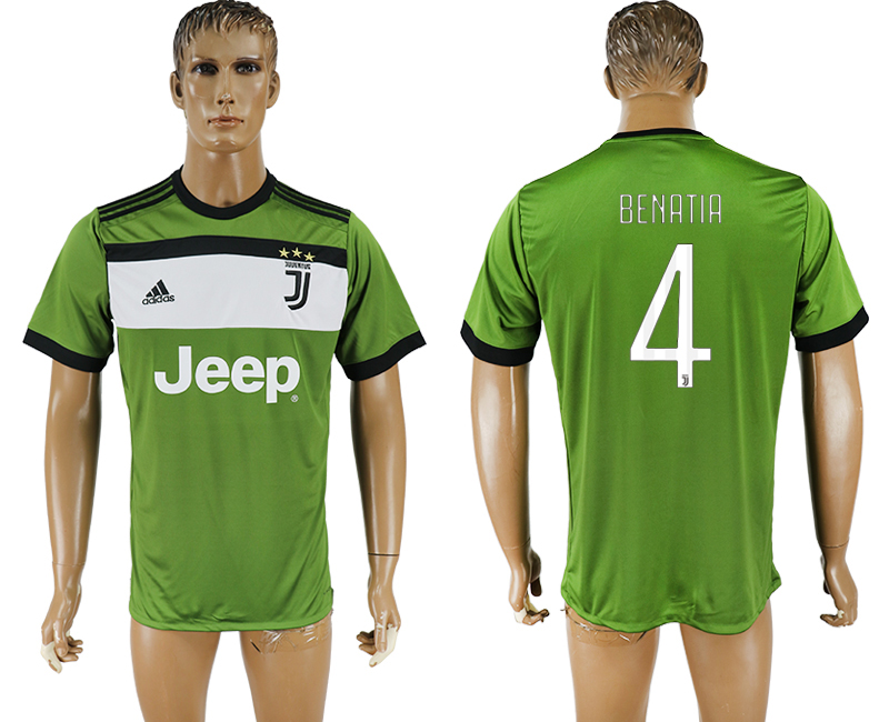 Maillot de football Juventus FC BENATIA #4 2017-2018 vert