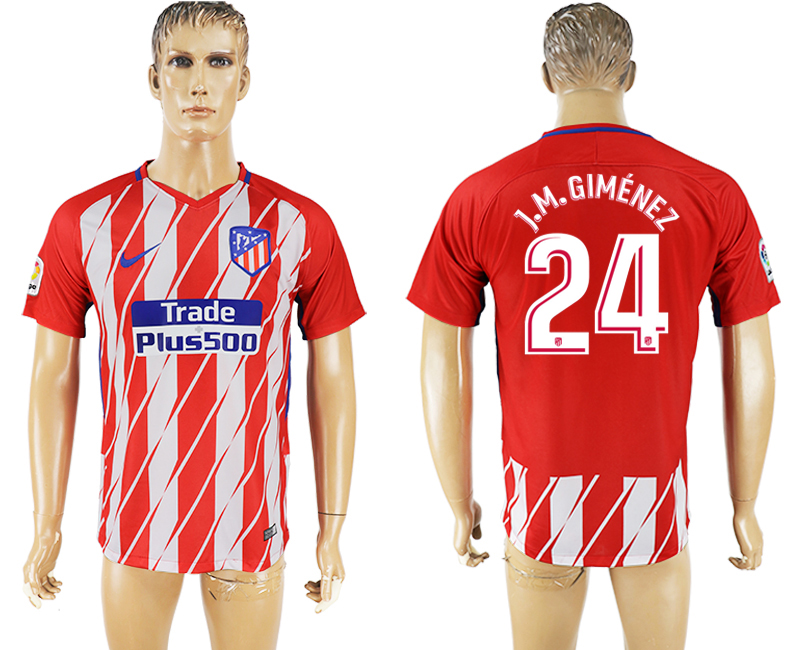 Maillot de football Madrid SAD 2018 JMGIMENEZ #24 ROUGE