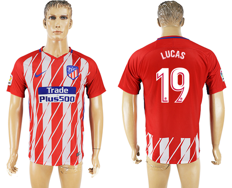 Maillot de football Madrid SAD 2018 LUCAS #19 ROUGE