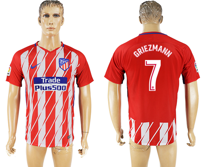 MAILLOT DE FOOTBALL SAD 2018 Madrid GRIEZMANN #7 ROUGE