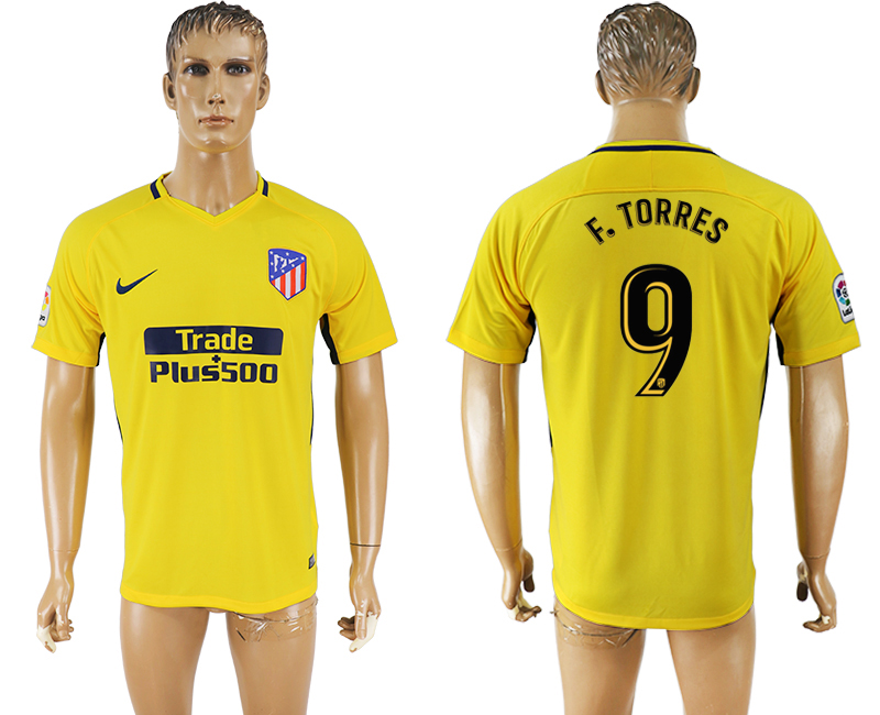 2018 Madrid S.A.D FOOTBALL maillot F.TORRES #9 YELLOW