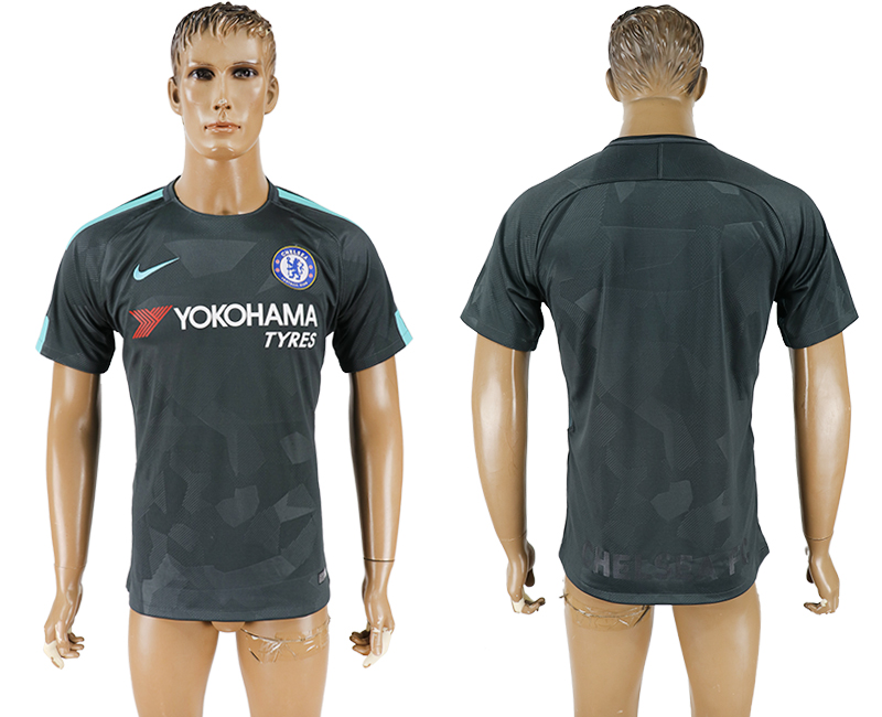 Maillot de football Chelsea Football Club 2017-2018 noir