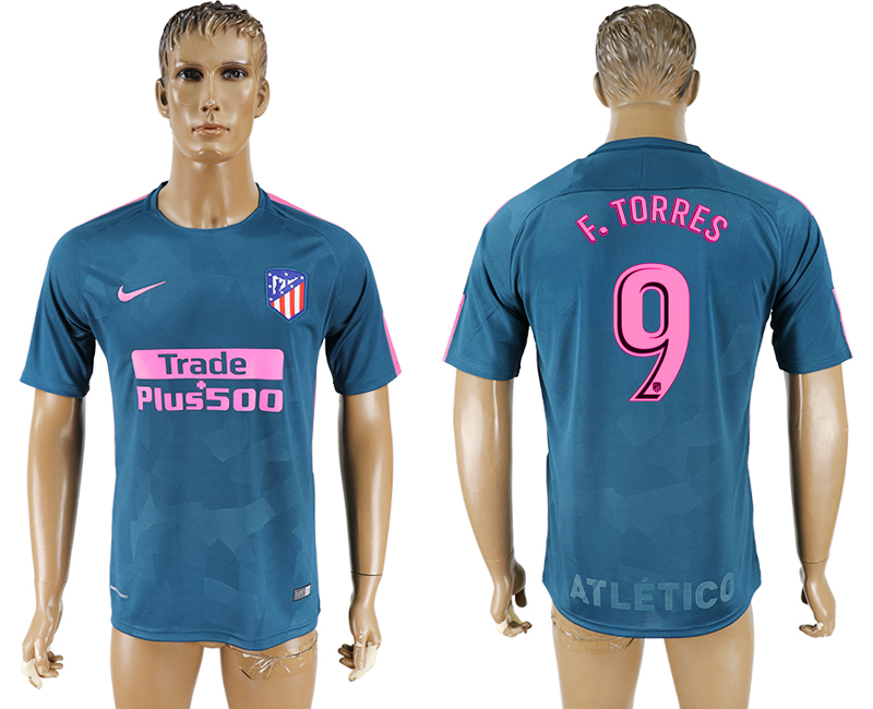 2018 Madrid S.A.D FOOTBALL maillot F.TORRES #9 BLACK WITH RED WOR