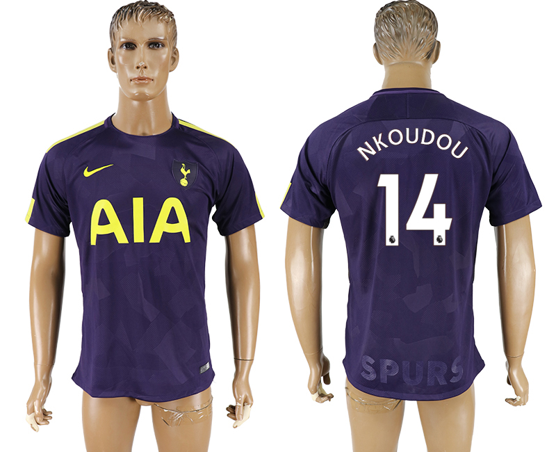 2017-2018 Tottenham Hotspur Football Club NKOUDOU #14 maillot de football