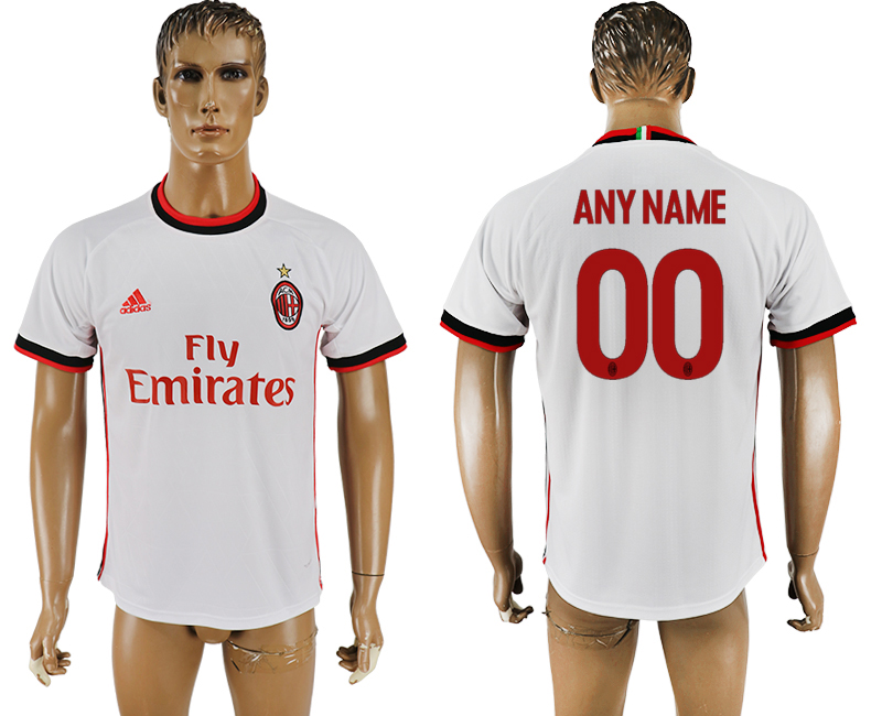 Maillot de football AC MILAN 2017-18, n'importe quel nom est ok, blanc