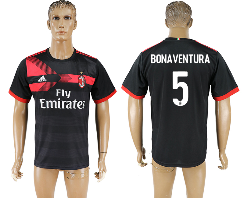 Maillot de football AC Milan Bona Ventura 2017-18 #5