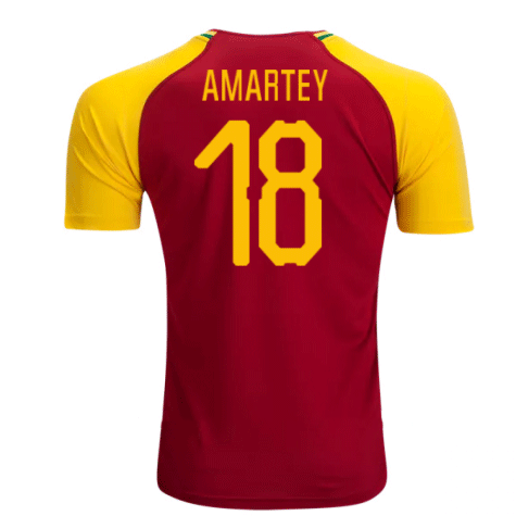 2018-19 Maillot Ghana domicile (amartey 18) Rouge