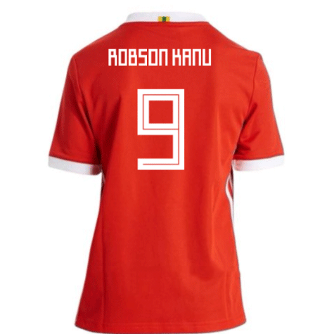 2018-19 Maillot Gales domicile (robson kanu 9) Rouge