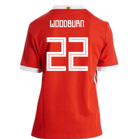 2018-19 Maillot Gales domicile (woodburn 22) Rouge
