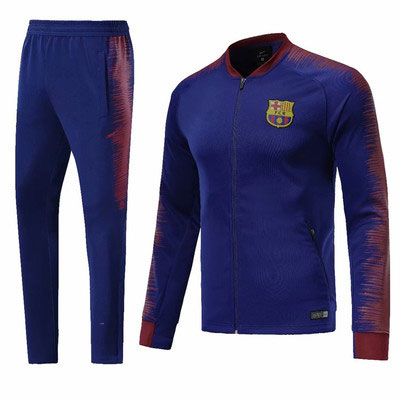Veste Foot Barcelona 2018-19 Bleu Kit