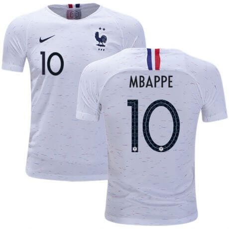 Maillot France Ext&#233;rieur MBAPPE 2018/2019 2 &#201;toiles