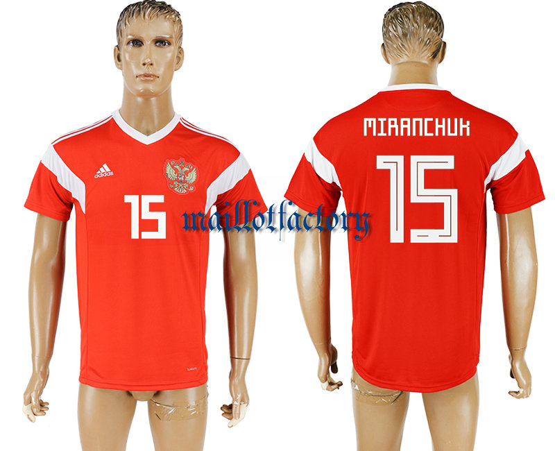 2018 Russia #15 MIRANCHUR  football jersey RED